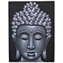 Buddha Painting - Grey Sand Finish