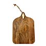 Large Mango Wood Chopping Board With Ceramic Chicken Head