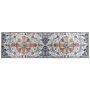 Area Rug Multicolour Polyester 60 X 200 Cm Runner Oriental Vintage Distressed