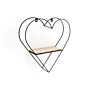 Heart Shaped Wire Wall Shelf