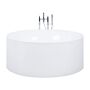 Freestanding Bath White Sanitary Acrylic Single 140 Cm Round