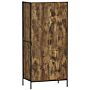 Vida Designs Brooklyn 2 Door Wardrobe, Dark Wood