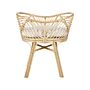 Bassinet Natural Rattan 87 X 55 X 92 Cm Kids Bed Moses Basket With Cushion Decoration Accessory