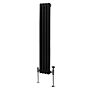 Traditional 2 Column Radiator - 1500 X 202mm - Black