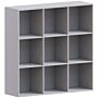 Durham 3x3 Cube Storage Unit, Grey