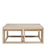 Cornus Coffee Table In Oak Set Of 3