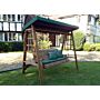 Dorset Three Seat Swing - Green