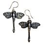 Silver Earrings - Dragonflies