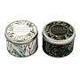 Set Of Two Apple And Cinnamon Tin Candles