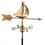 Sail Boat Cottage Copper Weathervane