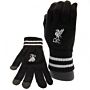 Liverpool Fc Touchscreen Knitted Gloves Youths Bk