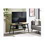 Findlay Media Unit - Walnut & Black