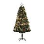 Homcom 6ft Pre-lit And Decorated Christmas Tree | Aosom Uk