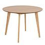 Roxby Round Dining Table In Oak 105x76cm