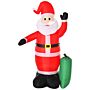 Homcom Inflatable 2.4m Santa Claus