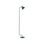 Floor Lamp Blue Metal 154 Cm Adjustable Cone Shade On-off Switch Lighting