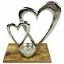 Double Heart Tealight Holder