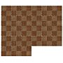 Outsunny 27 Pcs Wooden Interlocking Decking Tiles, 30 X 30 Cm Anti-slip Outdoor Flooring Tiles, 0.81㎡ Per Pack, All Weather Use, Brown