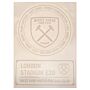 West Ham United Fc 2pk A4 Car Decal