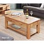 Mobel Oak Four Drawer Coffee Table