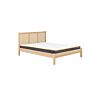 Croxley King Rattan Bed Oak