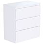 Denver 3 Drawer Chest, White