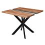 Live Edge Collection Square River Dining Table