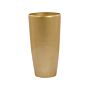 Indoor Outdoor Plant Flower Pot Gold Stone Mixture High Gloss Round Tall 40 Cm