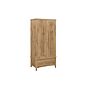 Hampstead 2 Door 1 Drawer Wardrobe Oak