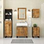 Vidaxl 5 Piece Bathroom Furniture Set Solid Wood Mango