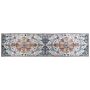 Area Rug Multicolour Polyester 80 X 300 Cm Runner Oriental Vintage Distressed