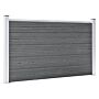 Vidaxl Garden Fence Wpc 353x106 Cm Grey