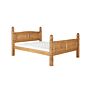 Corona High End Double Bed Pine