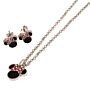 Minnie Mouse Fashion Jewellery Necklace & Earring Set