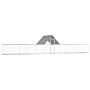 Vidaxl Chicken Coop 10x2x2 M Galvanised Steel