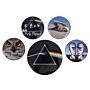 Pink Floyd Classic Button Badge Set