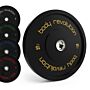 Body Revolution Olympic Bumper Plates (black) 15 Kg Pair