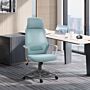 Vinsetto Ergonomic Office Chair W/ Wheel, High Mesh Back, Adjustable Height Home Office Chair - Blue