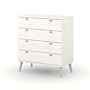 Augusta Curve 4 Drawer Chest