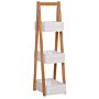 Homcom 3 Tier A Frame Bathroom Shower Caddy Freestanding Rack Storage Unit Shelf Organiser