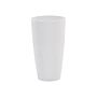 Indoor Outdoor Plant Flower Pot White Stone Mixture High Gloss Round Tall 32 Cm