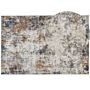 Area Rug Grey 200 X 300 Cm Oriental Distressed