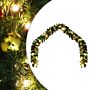 Vidaxl Christmas Garland Decorated With Baubles And Led Lights 10 M