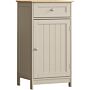 Bath Vida Priano 1 Door 1 Drawer Freestanding Cabinet, Grey & Oak