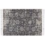 Area Rug Multicolour Polyester And Cotton 140 X 200 Cm Oriental Distressed With Tassels