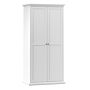 Paris Wardrobe With 2 Doors In White