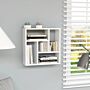 Vidaxl Wall Shelf High Gloss White 45.1x16x45.1 Cm Engineered Wood