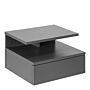 Ashlan Bedside Table With 1 Drawer In Grey