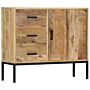 Vidaxl Sideboard 88x30x71 Cm Solid Mango Wood