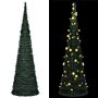 Vidaxl Pop-up String Artificial Pre-lit Christmas Tree Green 150 Cm